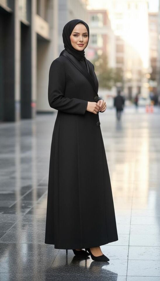 Astarlı Ceket Elbise