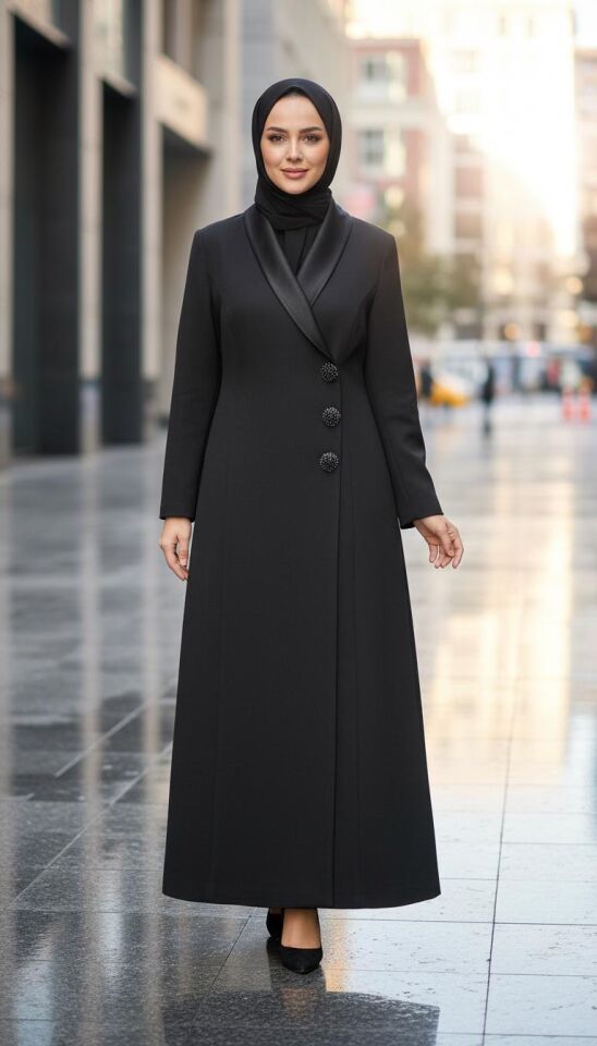 Astarlı Ceket Elbise