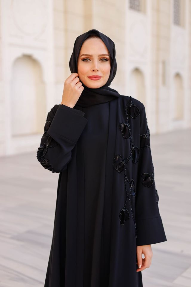Dubai İpeği Meriç Abaya