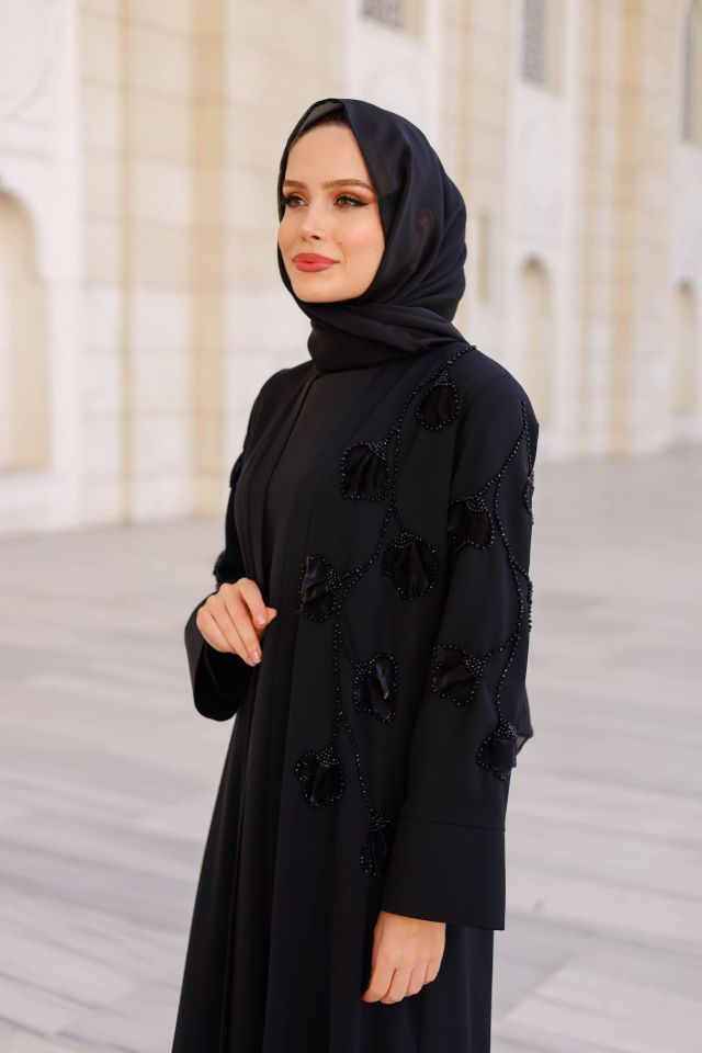 Dubai İpeği Meriç Abaya