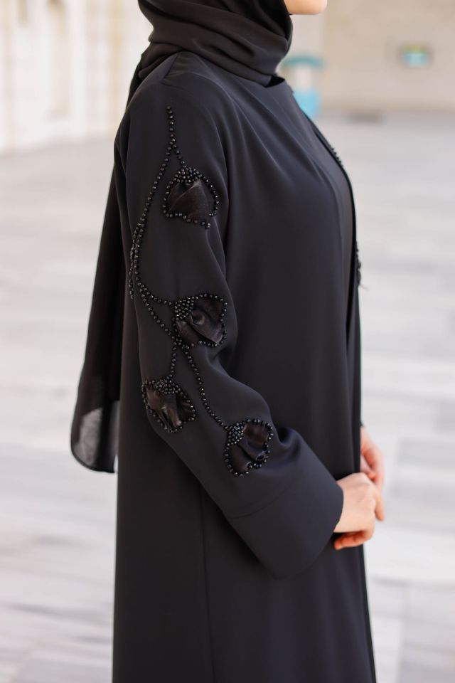 Dubai İpeği Meriç Abaya