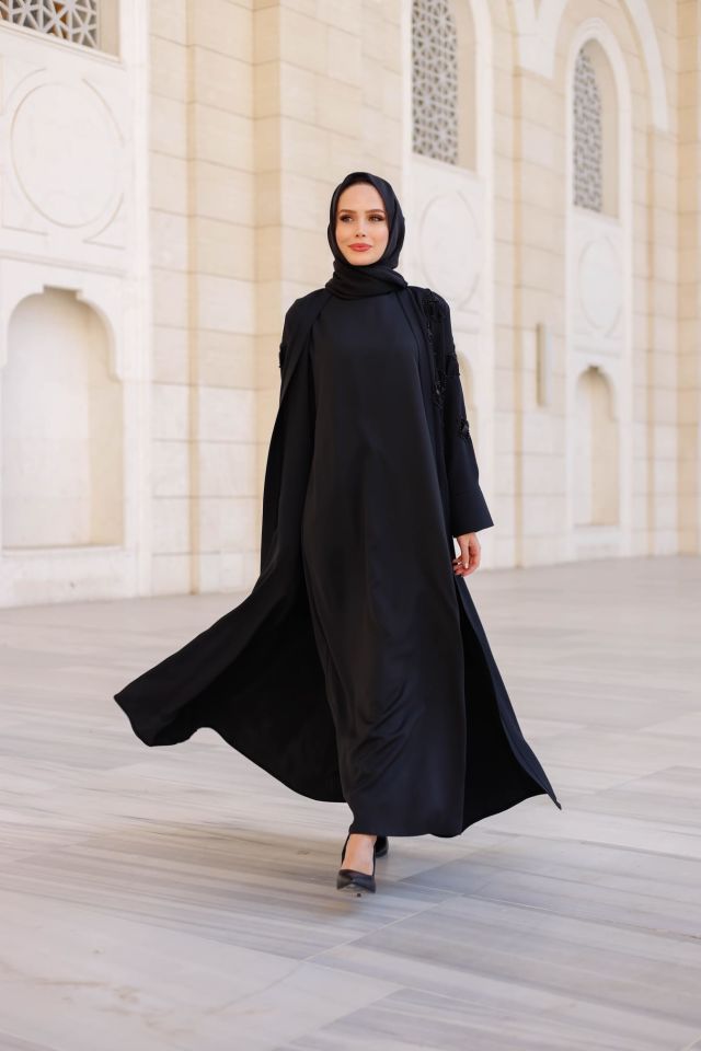Dubai İpeği Meriç Abaya