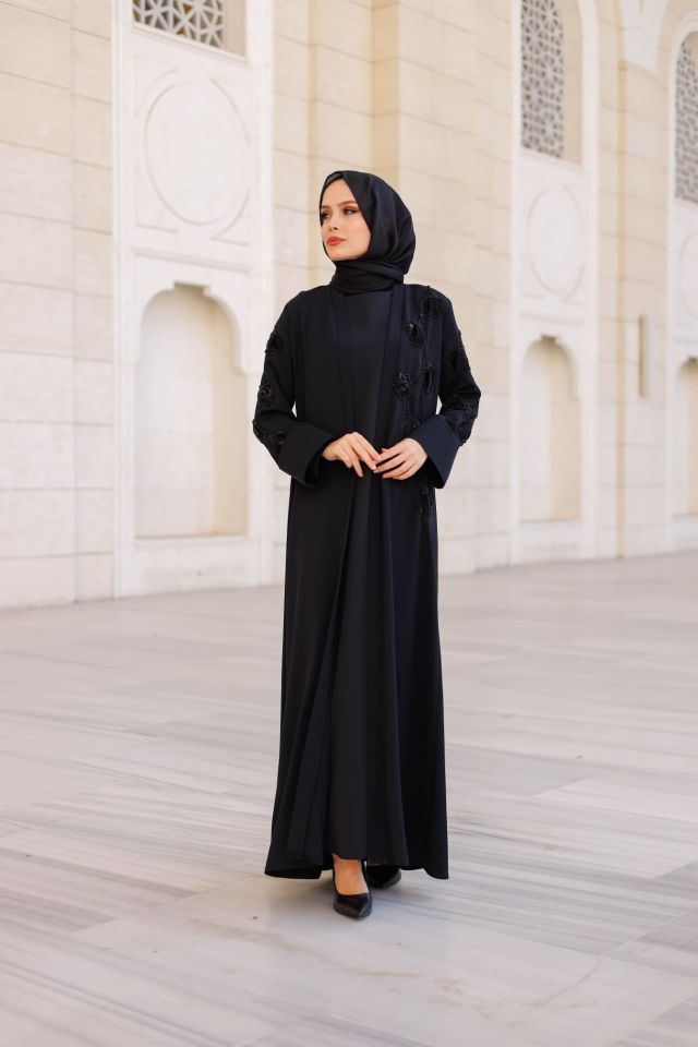 Dubai İpeği Meriç Abaya