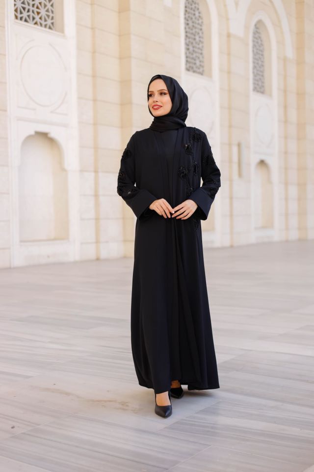 Dubai İpeği Meriç Abaya