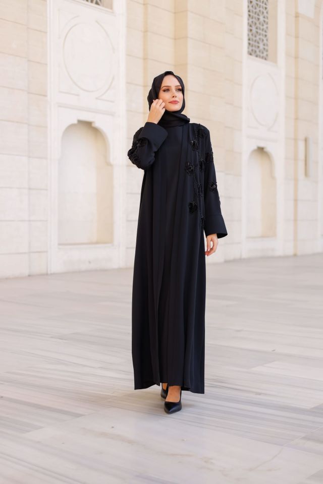Dubai İpeği Meriç Abaya