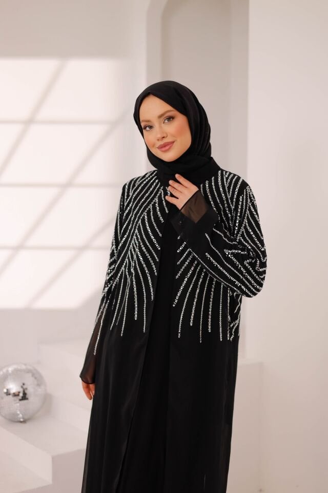 Arel Işıltılı Abaya