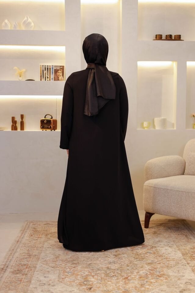Dubai İpek Kumaş Abaya